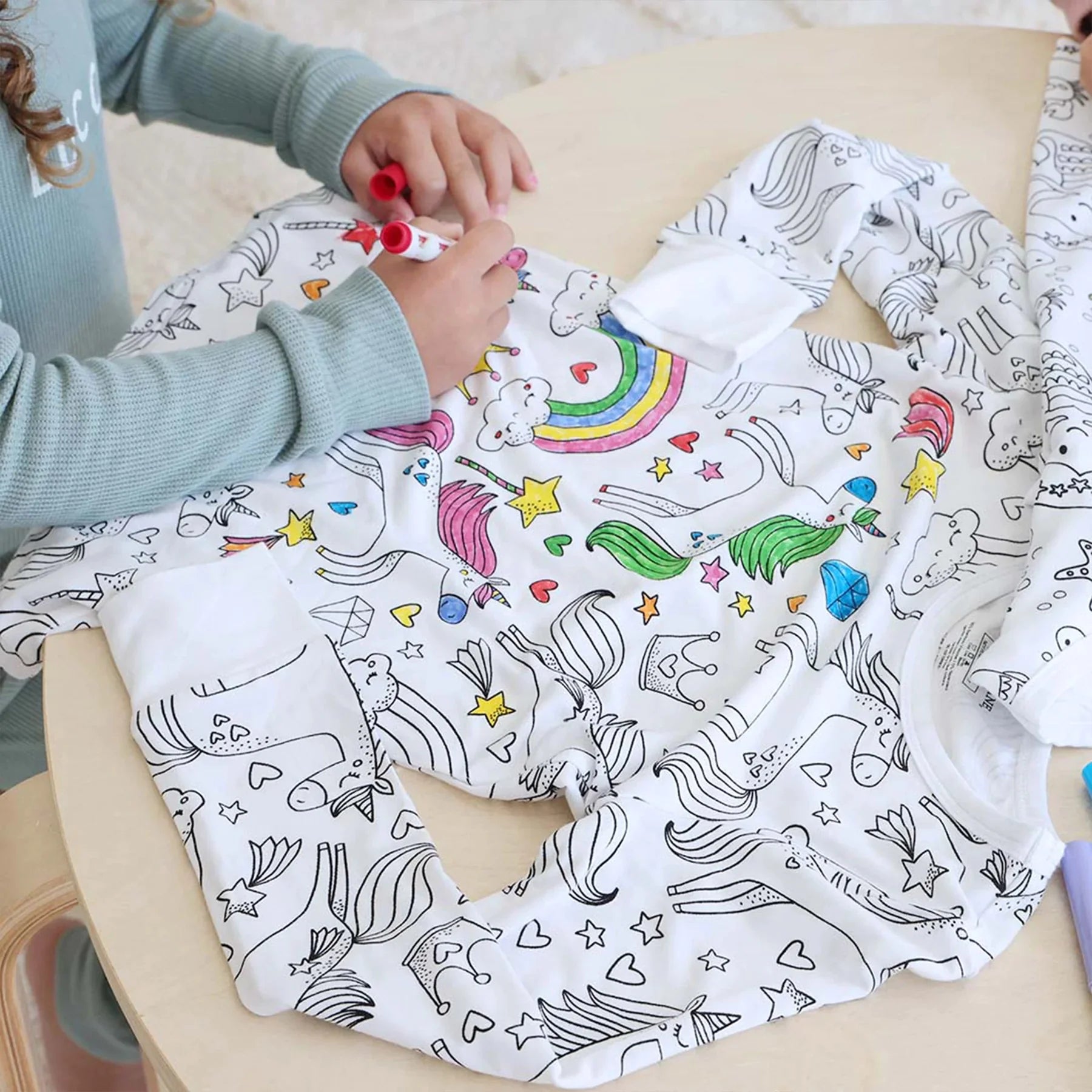 Children's DIY Hand-Painted Pajama Set