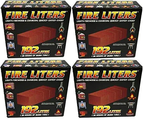 Fire Liters Wood Fiber Fire Starter 192 pk