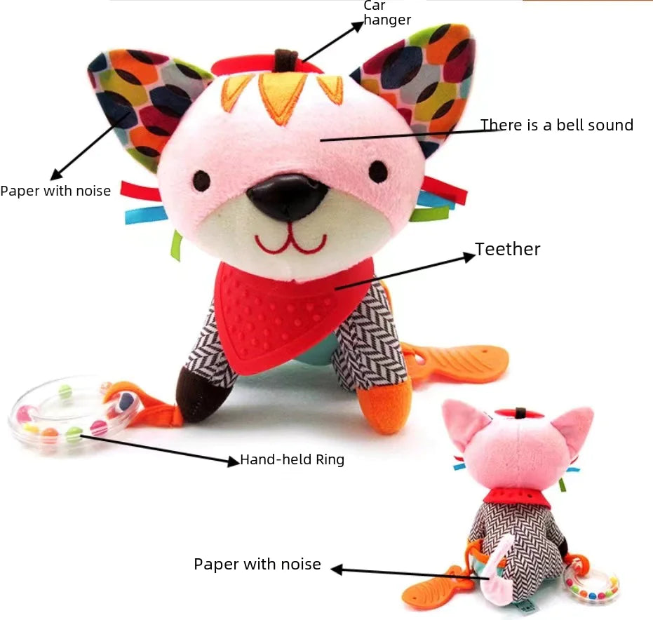 Baby Plush Toy with Tags - Soothing Biting Doll