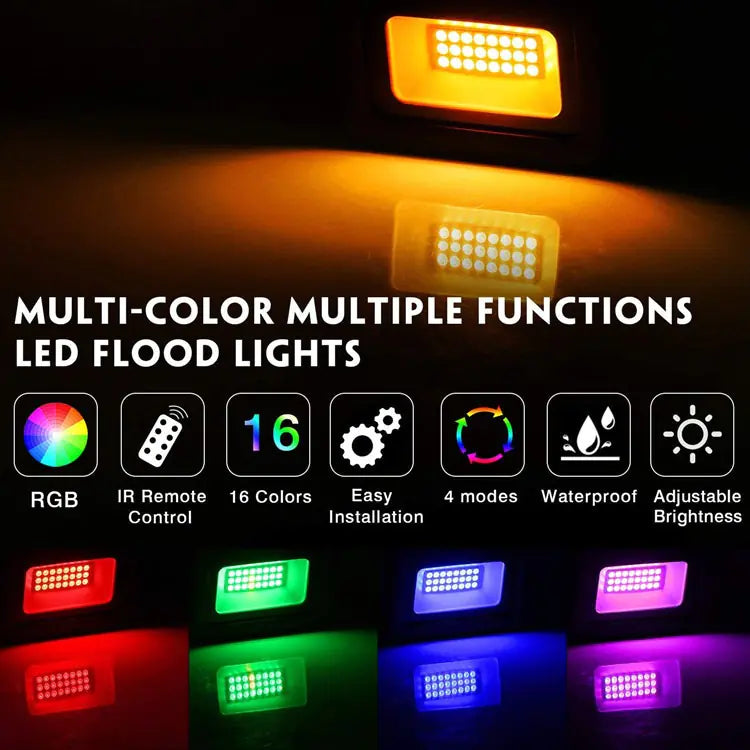 Color-Changing Outdoor LED Floodlight
