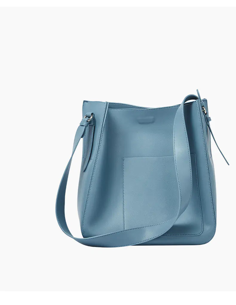 2022 New Vintage Leather Women's Bucket Bag