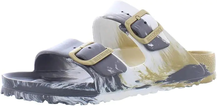 Birkenstock Unisex Arizona Essentials Slide-On Sandal Glamour Gold Multi 14-14.5 Women/12-12.5 Men 45EU