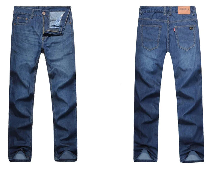 Men's Mid-Rise Straight Leg Jeans