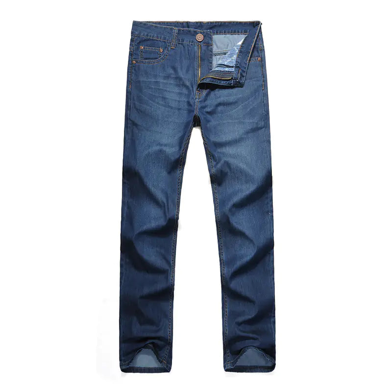 Men's Mid-Rise Straight Leg Jeans