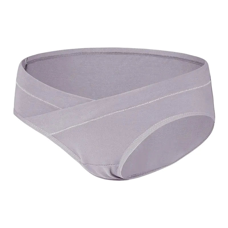 Maternity Seamless Cotton Breathable Low-Waist Briefs