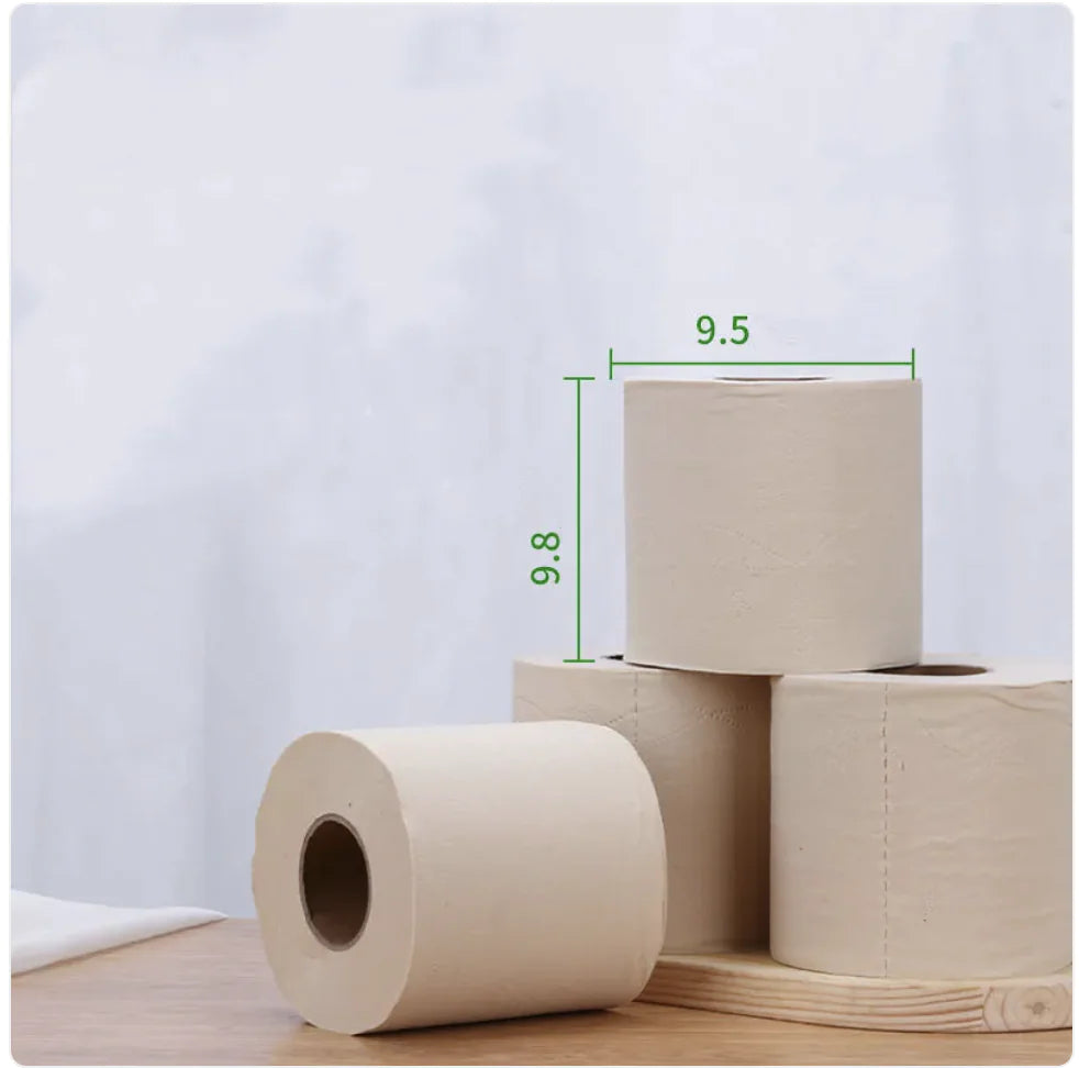 Thick 4-Layer Toilet Paper Rolls