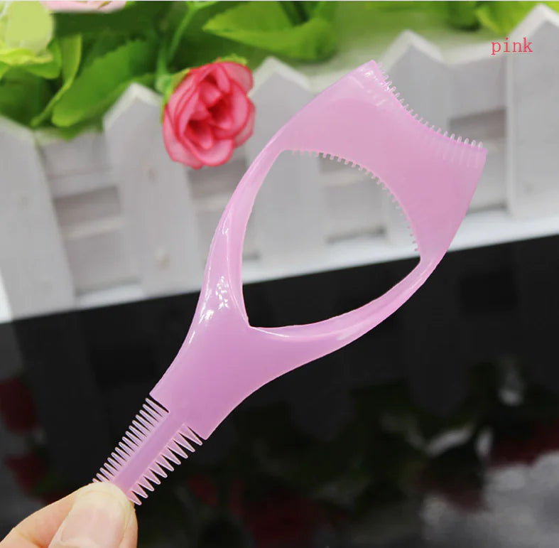 Crystal 3-in-1 Eyelash Tool with Brush and Comb