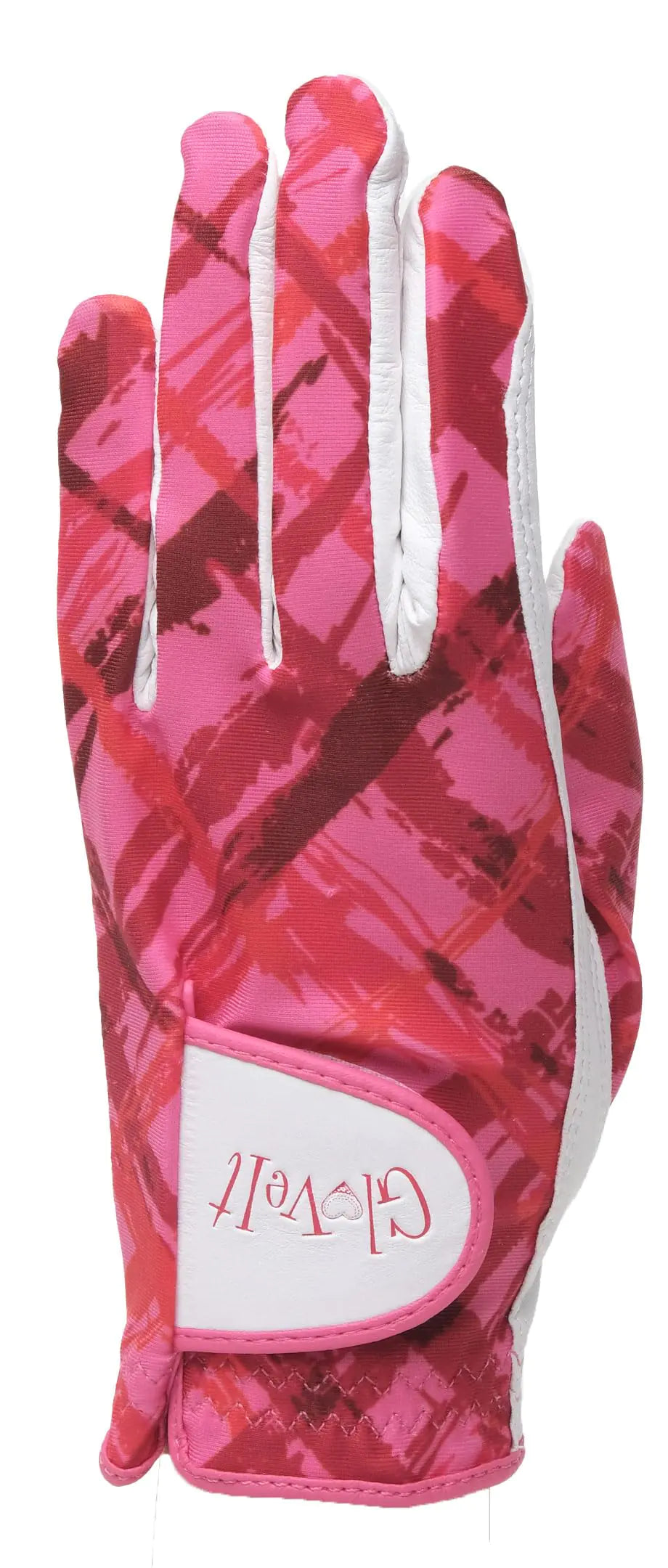 Glove It Ladies Golf Glove - Lightweight and Soft Cabretta Leather Golf Glove for Womens Features UV Protection - Hibiscus