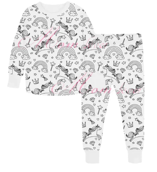 Children's DIY Hand-Painted Pajama Set