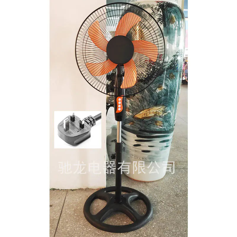 16-Inch Home Standing Fan - 220V Quiet Oscillating