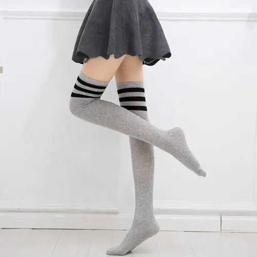 Japanese Over The Knee Women's Football Stockings