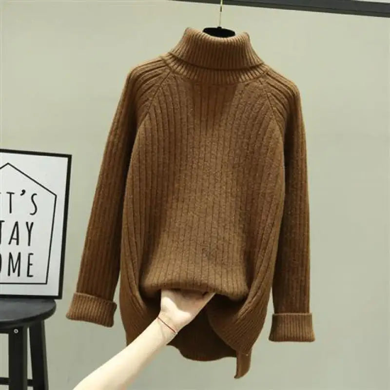 Thick Knit Bottoming Shirt Top
