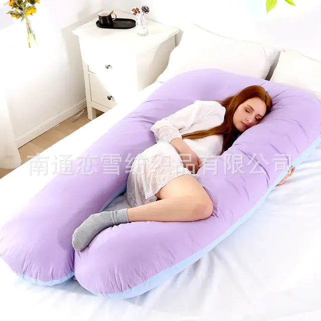 U-Shaped Maternity Breastfeeding & Sleep Support Pillow