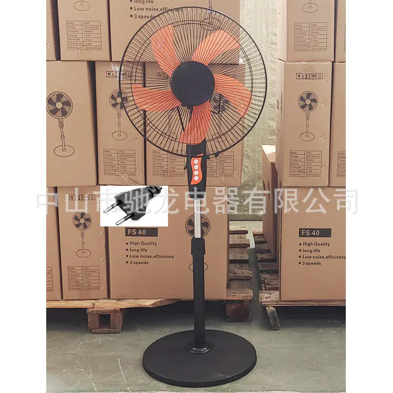 16-Inch Home Standing Fan - 220V Quiet Oscillating