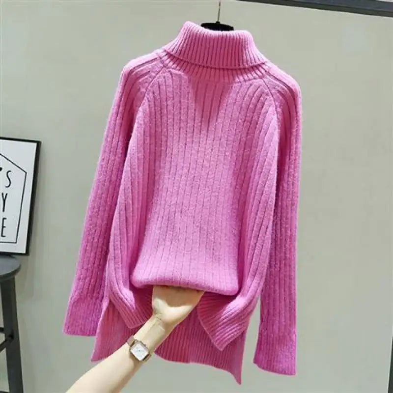 Thick Knit Bottoming Shirt Top