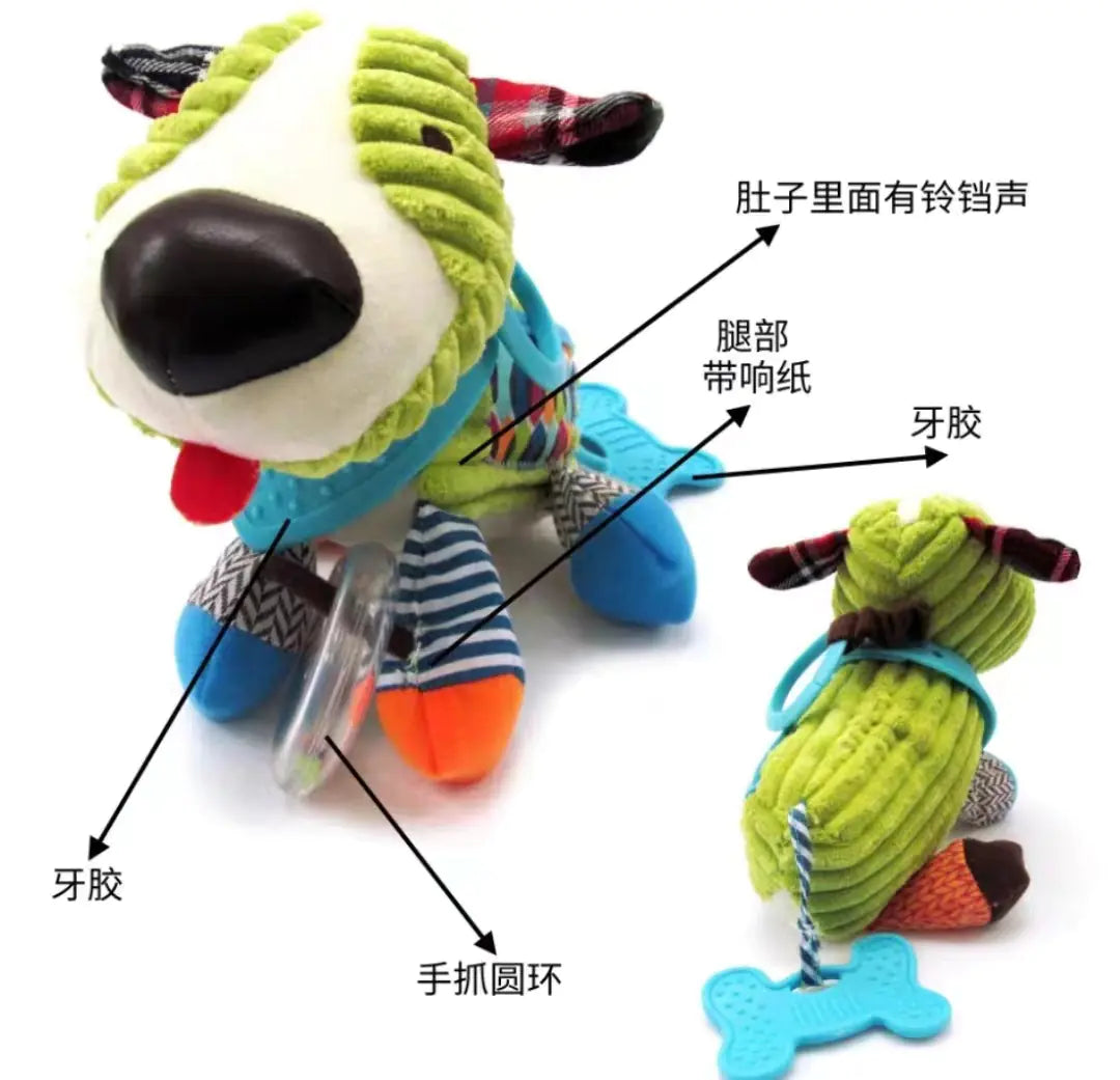 Baby Plush Toy with Tags - Soothing Biting Doll