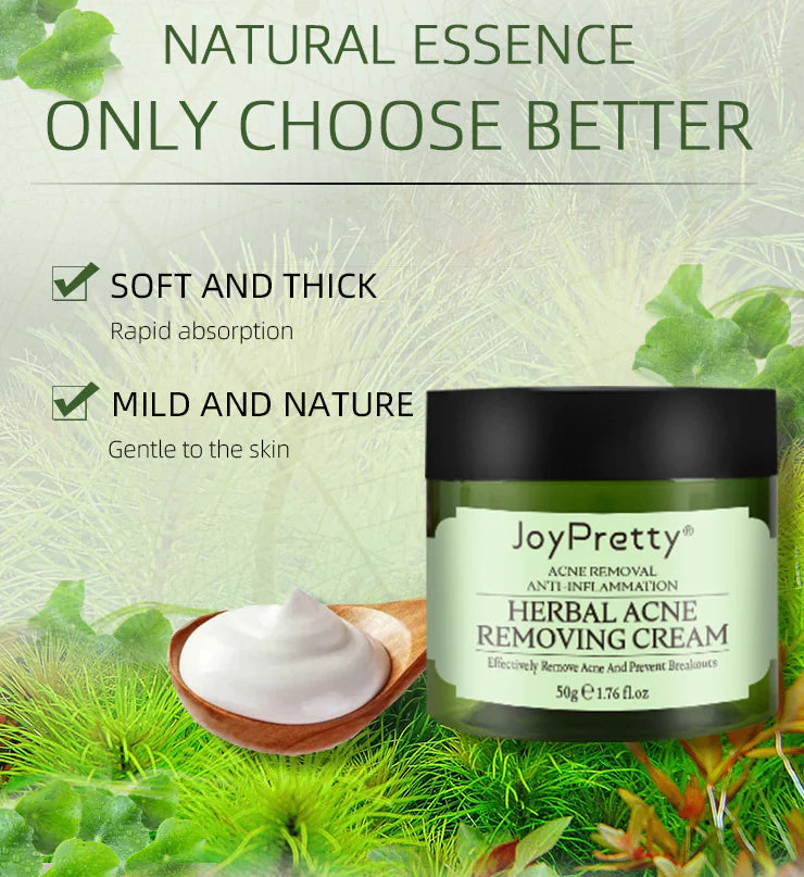 Herbal Acne Cream - Joypretty Herbal Day Cream For Acne Skin Care Face Moisturizer