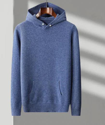 Hoodie - Riverstone Merino Wool Men's Hoodie (One Piece)