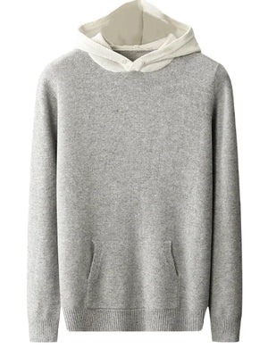 Hoodie - Riverstone Merino Wool Men's Hoodie (One Piece)