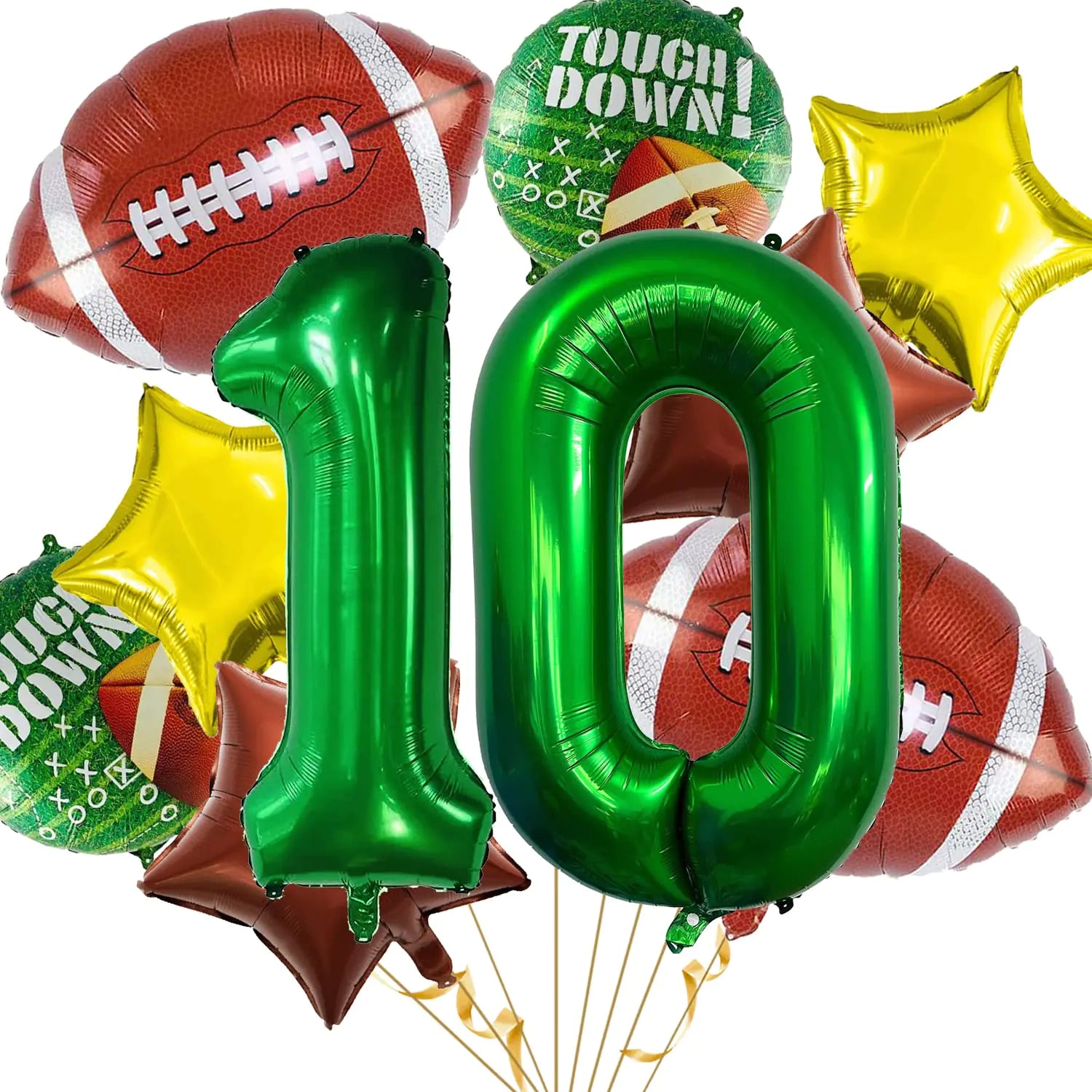 Football Balloons Set Football Birthday Party Decorations Football Touchdown Sports Theme Birthday Party Decoration Tailgate Game Day Football Theme Supplies Birthday Party Decorations