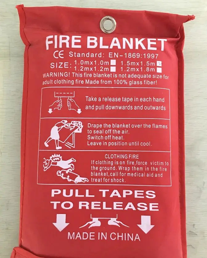 Fiberglass Fire Blanket – Emergency Safety Cover