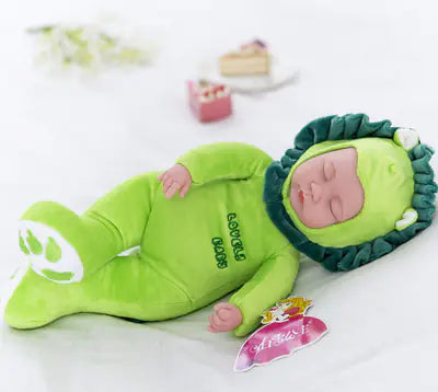 Realistic Soothing Baby Doll - Soft Rubber Educational Toy
