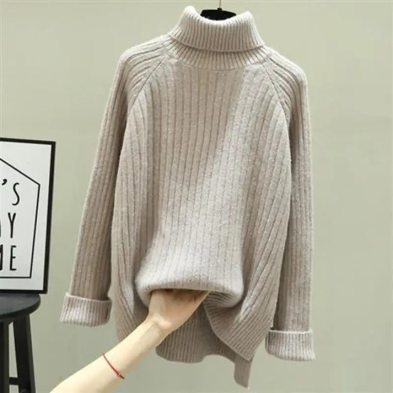 Thick Knit Bottoming Shirt Top
