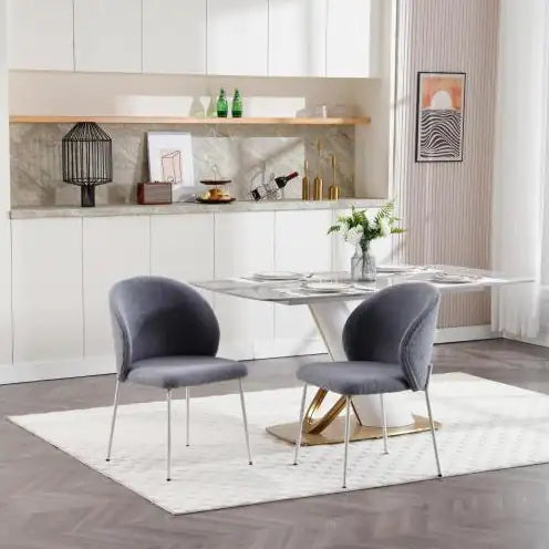Iron Foot Dining Chair
