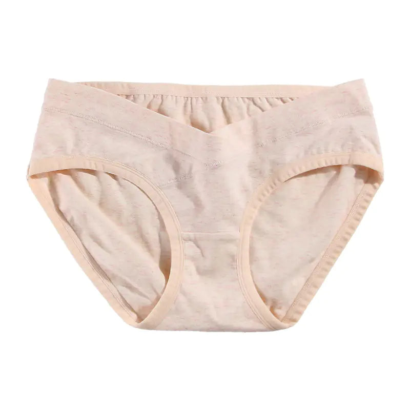 Maternity Seamless Cotton Breathable Low-Waist Briefs