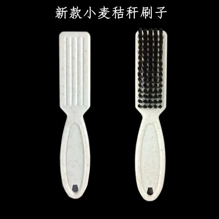 Vintage Barber Oil Head and Beard Brush 2-in-1 Cleaning Tool