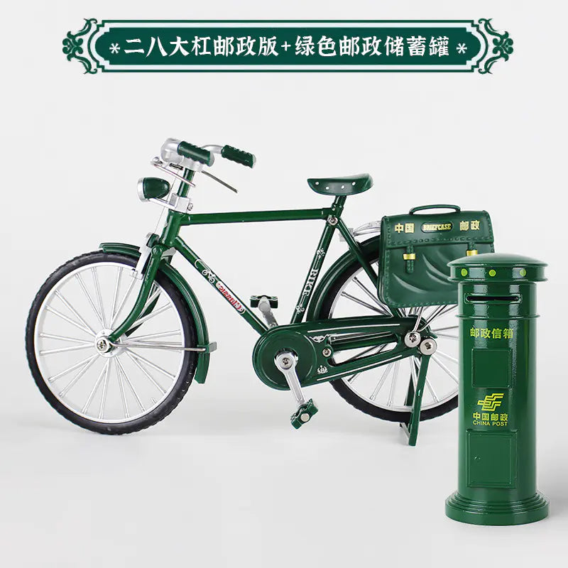 1:8 Scale Classic Retro Bicycle Alloy Model Toy