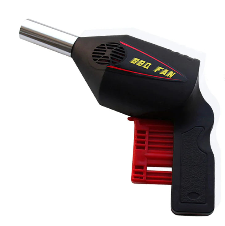 Portable Hand-Pump BBQ Blower for Outdoor Cooking