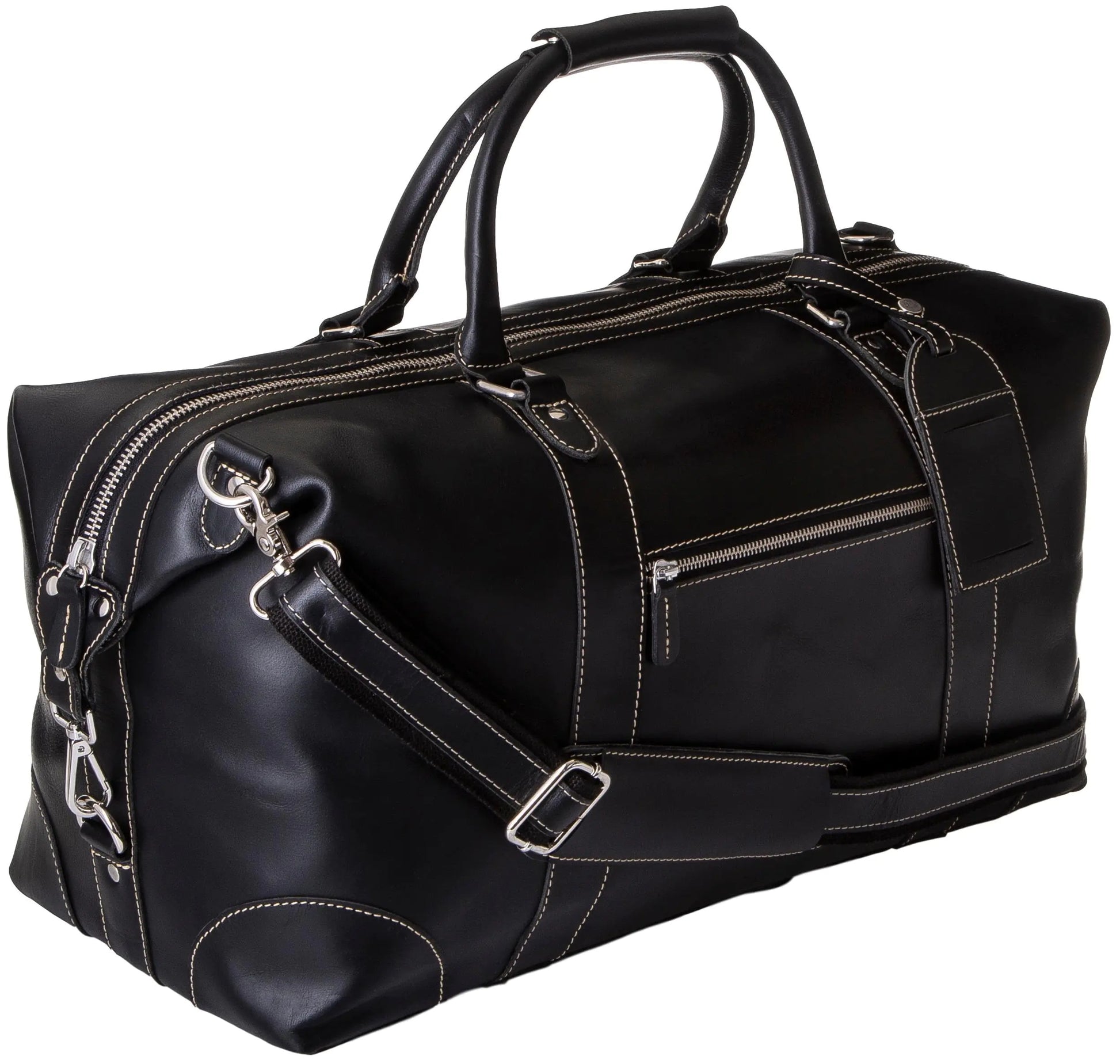 Viosi Buffalo Leather Duffle Bags For Men/Women 21 inch Genuine Leather Travel Duffel Bag | Oversized Weekend Luggage | Sports Gym Overnight Carry-On Bag | Great Gift Idea