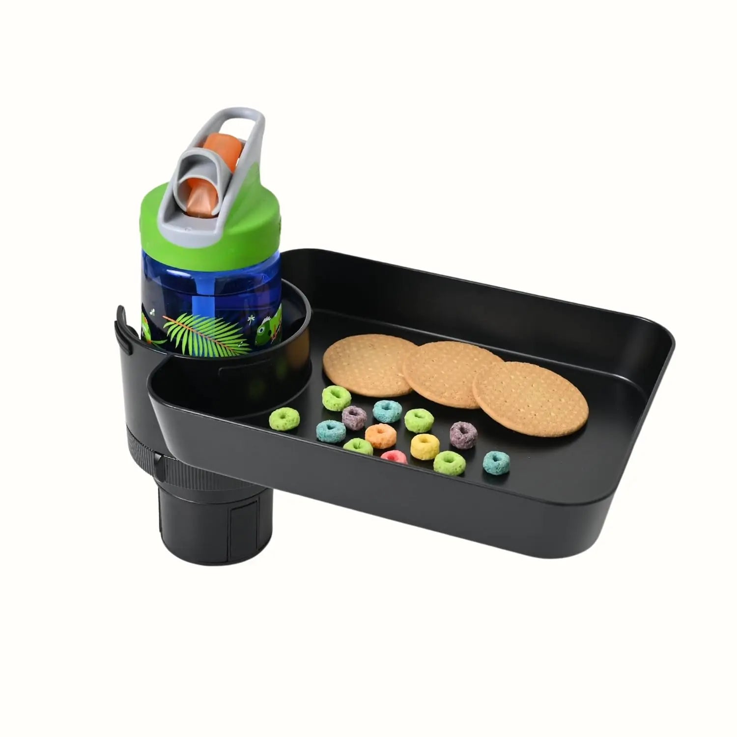 Car Seat Tray Adjustable Base Car Seat Tray for Kids Car Seat Cup Holder Snack Tray Car Seat Tray for Kids Travel Cup Holder Tray for Snacks Car Seat Tray for Toddler Car Seat Cup Holder Tray