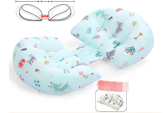 Cotton U-Shape Maternity Pillow for Pregnant Women