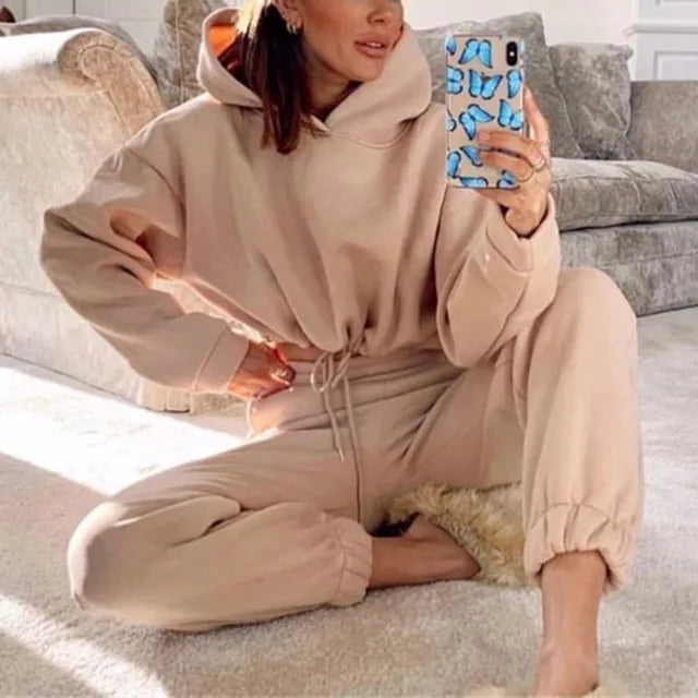 Tracksuit -  Women Two Piece Winter Sets
