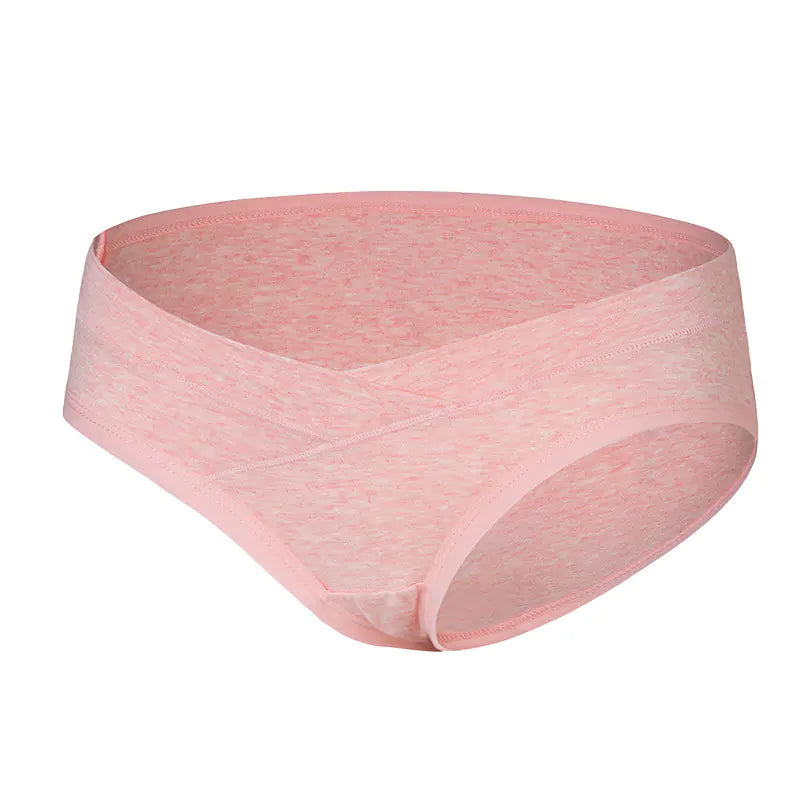Maternity Seamless Cotton Breathable Low-Waist Briefs