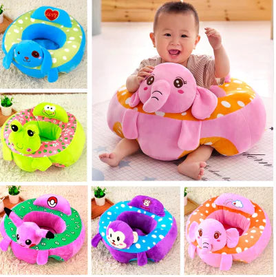 Plush Toy Baby Sofa - Cartoon Style Learning Seat