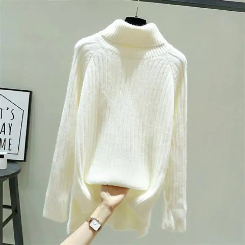 Thick Knit Bottoming Shirt Top
