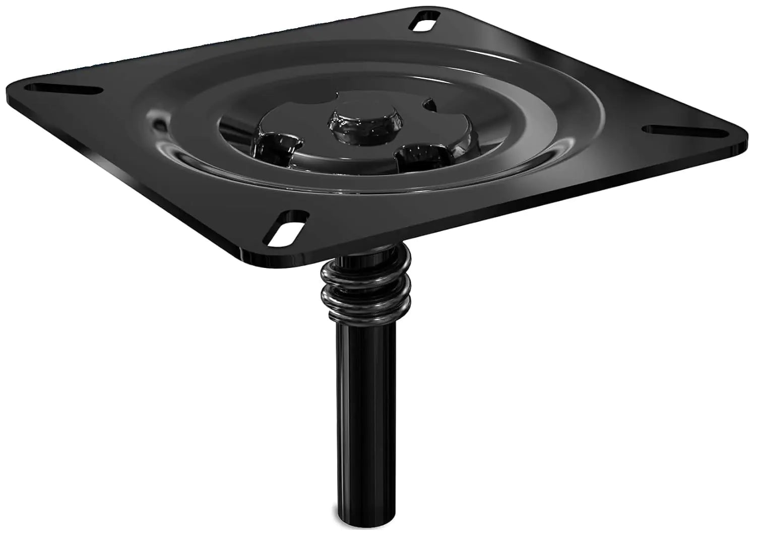 Boat Seat Mount 6.7 x 6.7 x 5.5 Inches Boat Seat Pedestal Pin Seat with Spring Boat Accessories Swivel Base