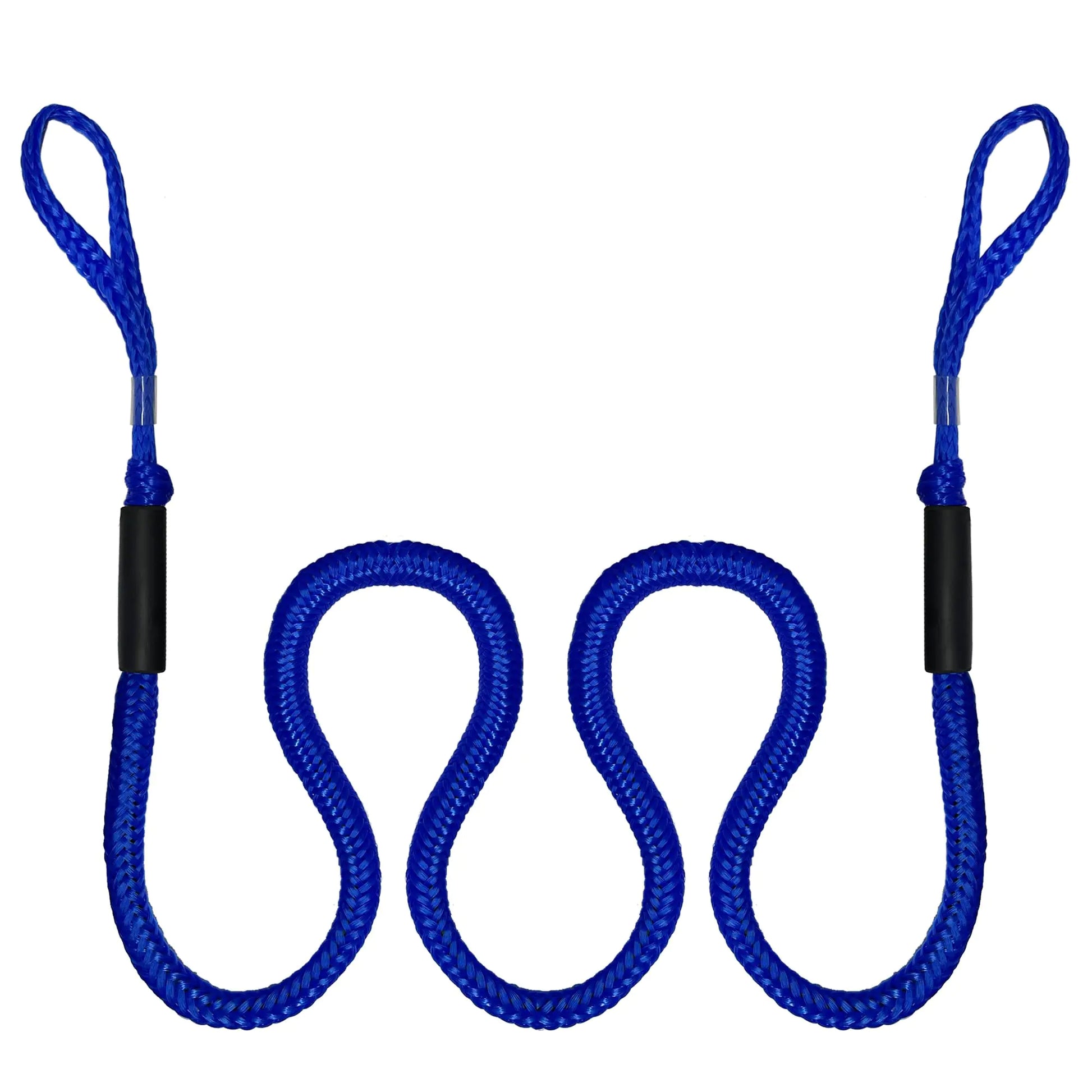 7FT Boat Bungee Dock LineMooring RopeMarine Anchor Line Boat Supplies Accessory for Docking Pontoon BoatSeadooBass BoatJet SkiKayakWatercraftYamaha WaveRunnerDinghyFishing Boat (Blue)