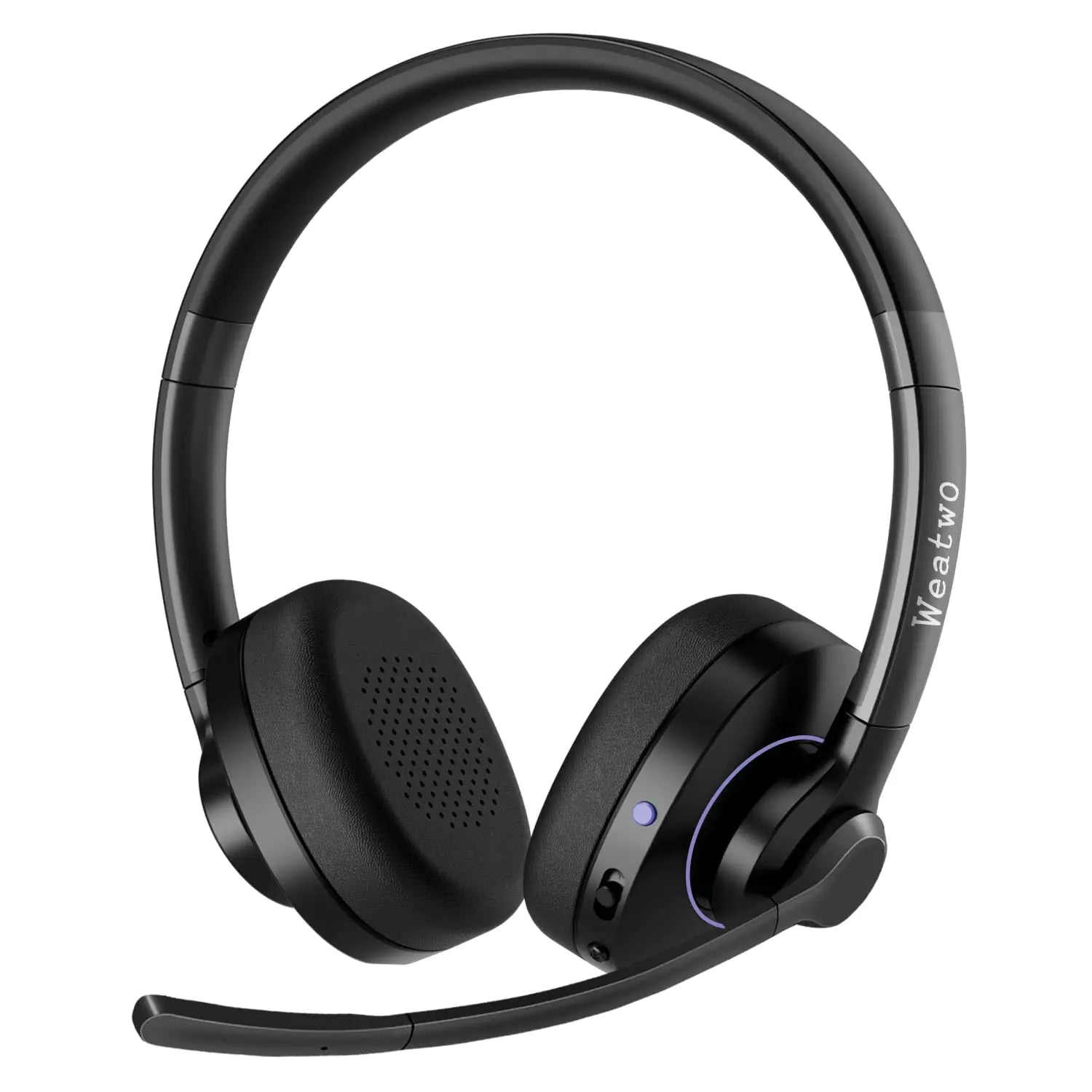Bluetooth Headphone with Noise Cancelling Microphone & Mic Mute 30-60 Hours + Talking Time Wireless Headset V5.1