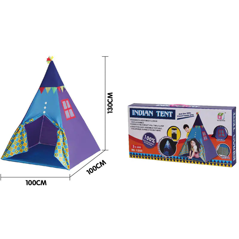 Indian Baby Tent for Kids, Outdoor Playhouse Toy