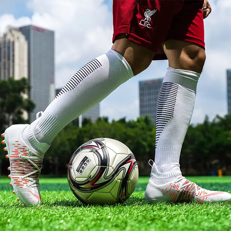 Men's Outdoor Sock-Style Football Sneakers, Microfiber