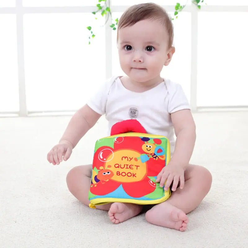 Baby English Toy Book - Tear-Resistant Cloth Book