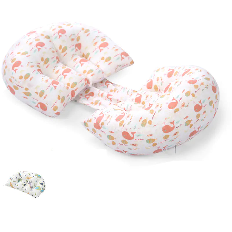Cotton U-Shape Maternity Pillow for Pregnant Women