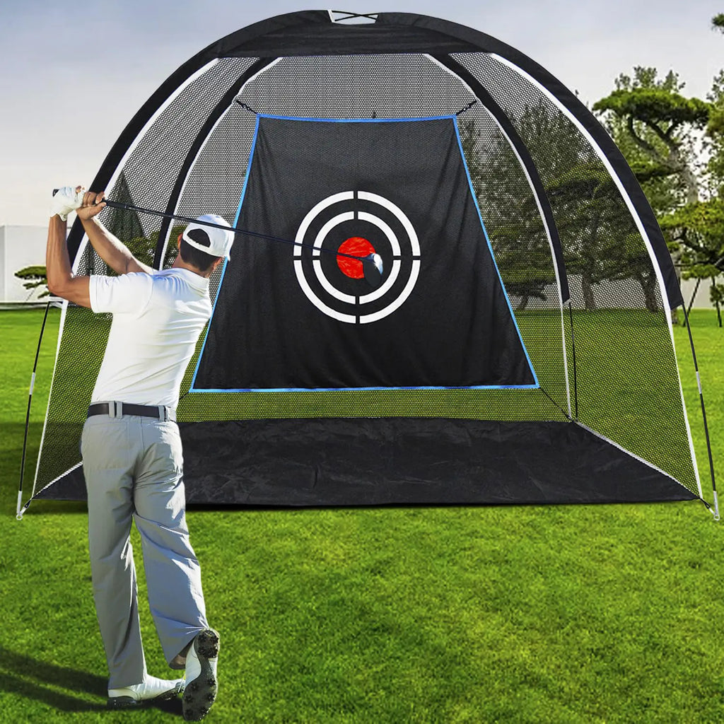 Kapler Golf Hitting Practice Nets for Backyard Driving Portable Golf Hitting Driving net for Garage Indoor Outdoor 7x5FT Golf Swing Range Net with Target & Carrying Bag Gift for Kids and Men