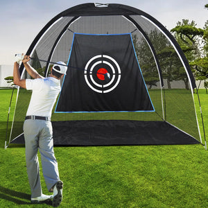 Kapler Golf Hitting Practice Nets for Backyard Driving Portable Golf Hitting Driving net for Garage Indoor Outdoor 7x5FT Golf Swing Range Net with Target & Carrying Bag Gift for Kids and Men