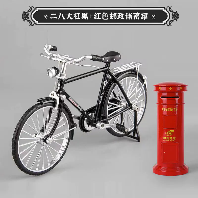 1:8 Scale Classic Retro Bicycle Alloy Model Toy