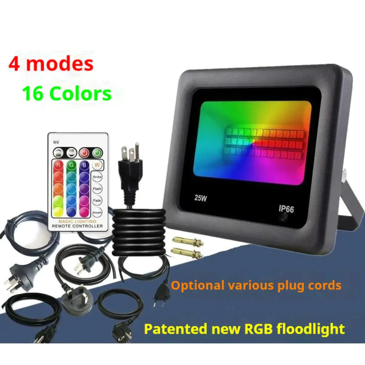 Color-Changing Outdoor LED Floodlight